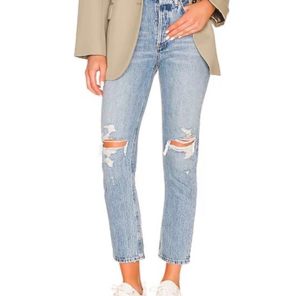 Agolde Riley Jean, Distressed. Size 30.